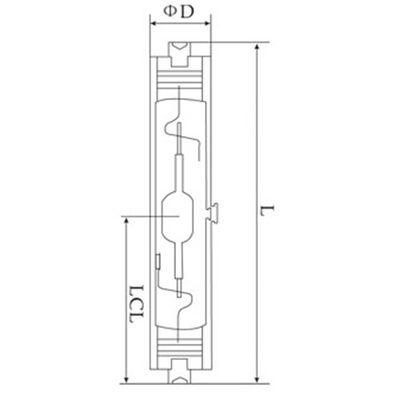 Oświetlenie uliczne 4200K Ceramiczne światło halogenowe 35w 50w 70w 100w 150ww