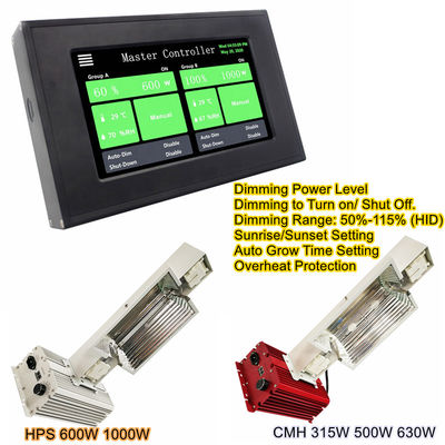 Czujniki wilgotności Kontroler 315W 0 10V CMH HPS Indoor Plant Grow Lighting