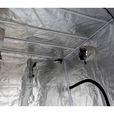 Zapinany na zamek hydroponiczny kryty namiot do uprawy o wysokości 200 cm, przenośny namiot do uprawy 5X5 &quot;600D