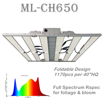 RikoLite 650W 1820umol/S 6 barów Szklarnia LED do uprawy
